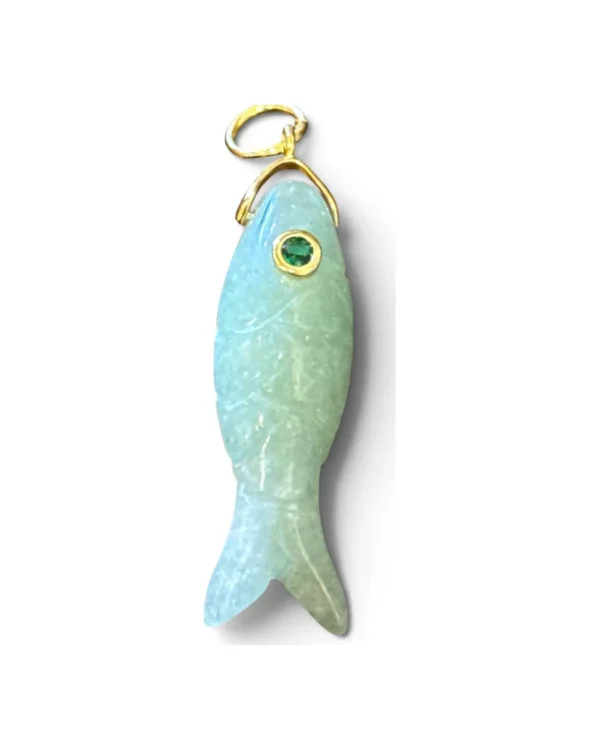 Mint Fish Charm