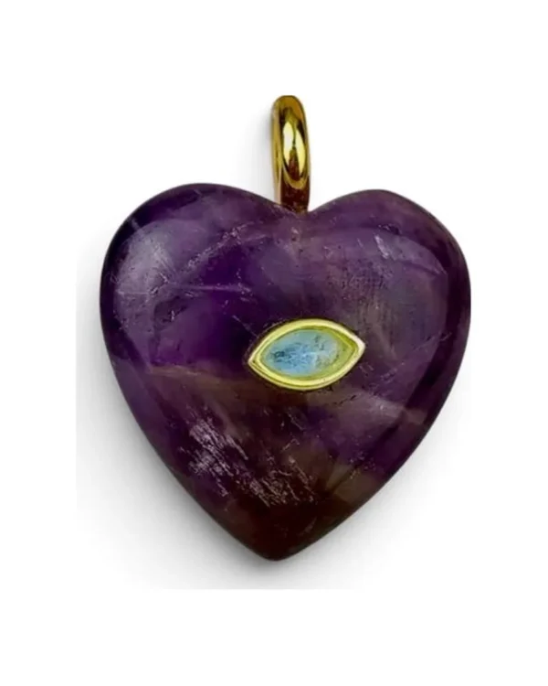 Amethyst Eye Heart