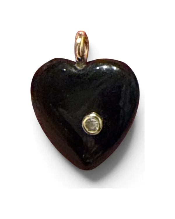 Smoky Heart Charm