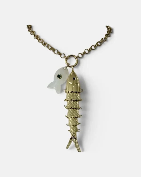 Articulated Fish Necklace
