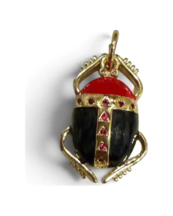 Onyx & Ruby Scarab
